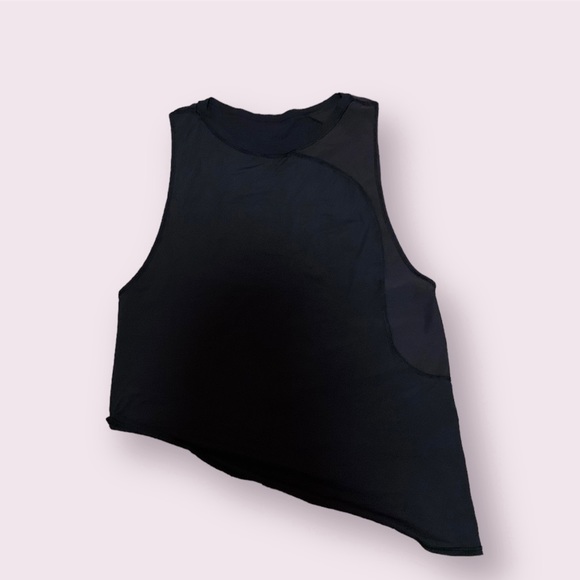Lululemon asymmetrical black tank - Picture 3 of 3